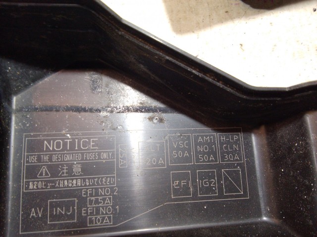 Блок предохранителей TOYOTA Avensis 1AZ-FSE