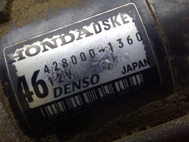 Стартер HONDA Accord K20A