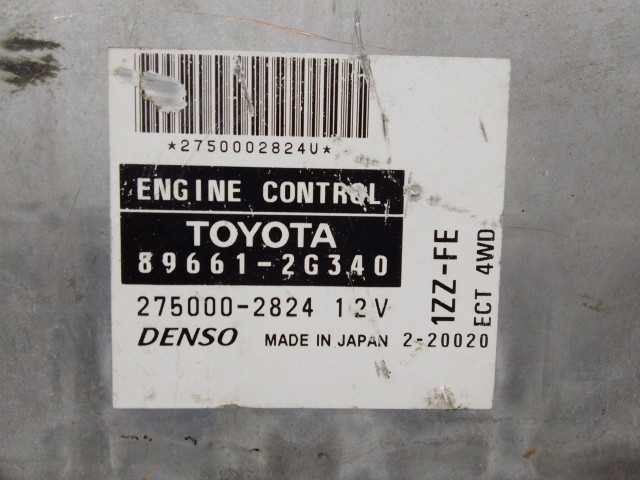 Компьютер TOYOTA Allion 1ZZ-FE