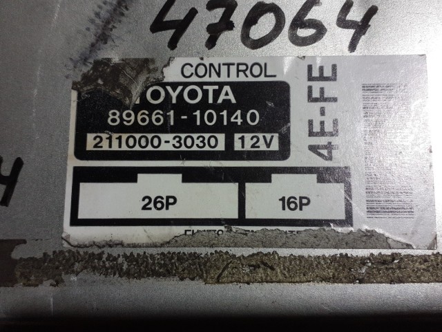 Компьютер TOYOTA Starlet 4E-FE