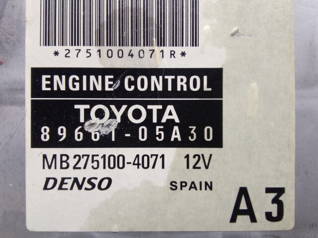 Компьютер TOYOTA Avensis 2AZ-FSE