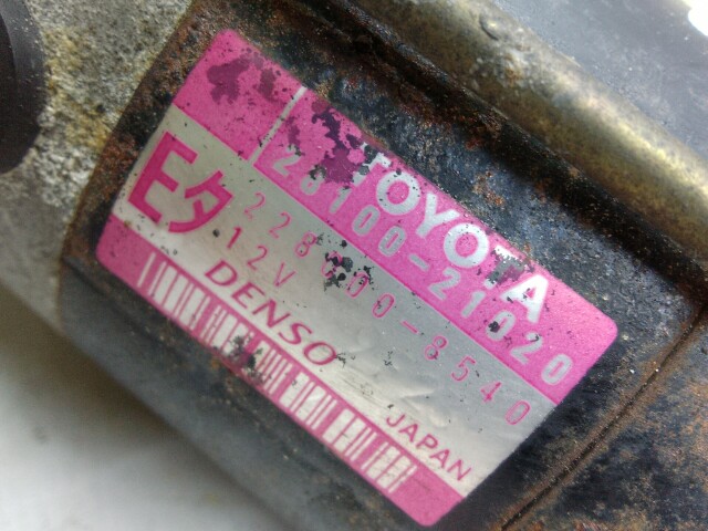 Стартер TOYOTA Ist 2NZ-FE