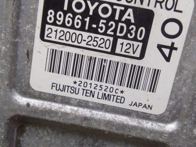 Компьютер TOYOTA Ractis 