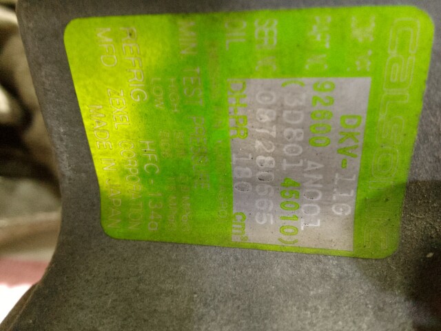 Компрессор кондиционера NISSAN Cube CGA3-DE