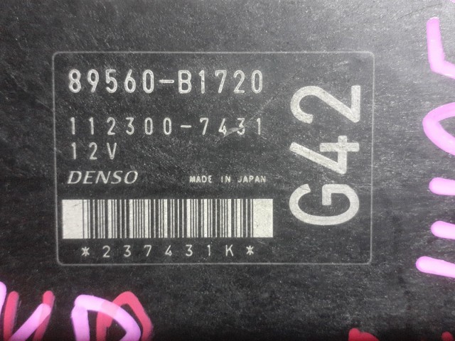 Компьютер TOYOTA Passo 1KR-FE