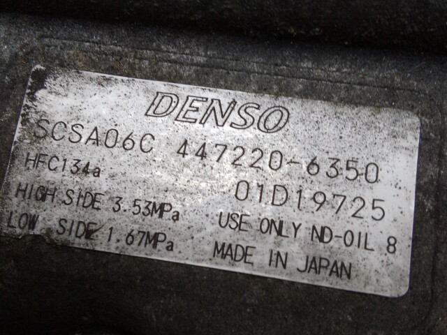 Компрессор кондиционера TOYOTA Corolla Fielder 1NZ-FE