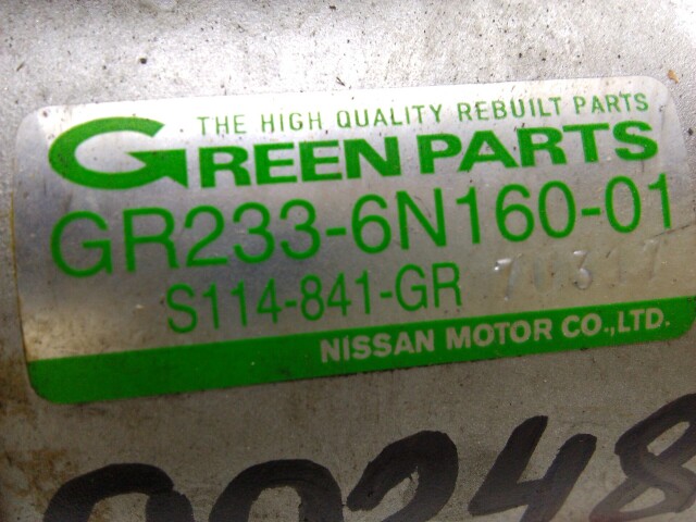 Стартер NISSAN Bluebird Sylphy QG18-DE