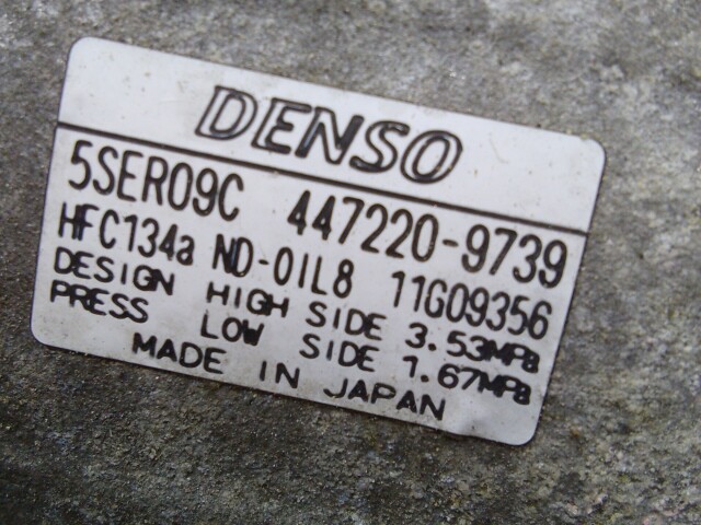 Компрессор кондиционера TOYOTA Ractis 1NZ-FE