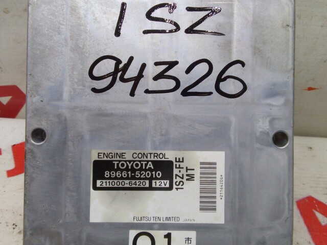 Компьютер TOYOTA Vitz 1SZ-FE