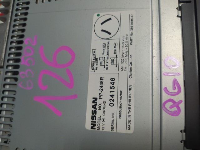 Магнитола NISSAN Bluebird Sylphy 