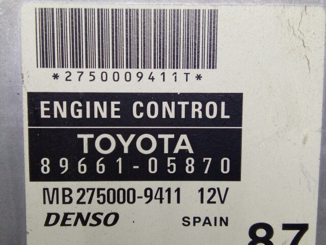 Компьютер TOYOTA Avensis 1ZZ-FE