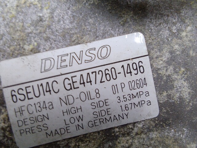 Компрессор кондиционера TOYOTA Avensis 3ZR-FAE