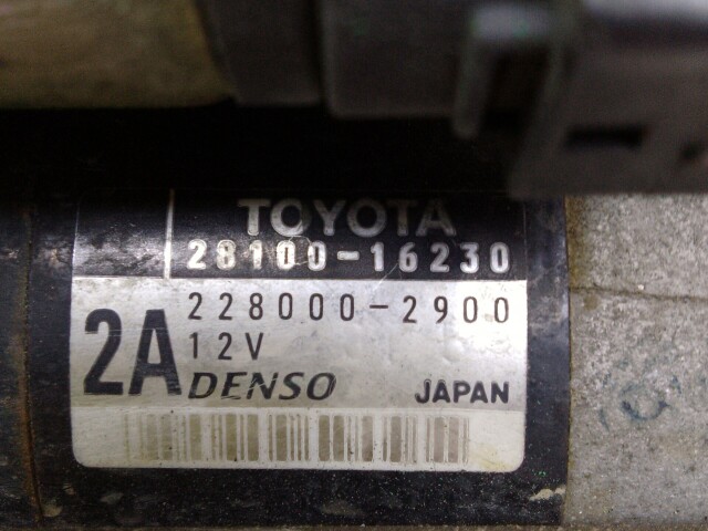 Стартер TOYOTA Corolla Spacio 4A-FE