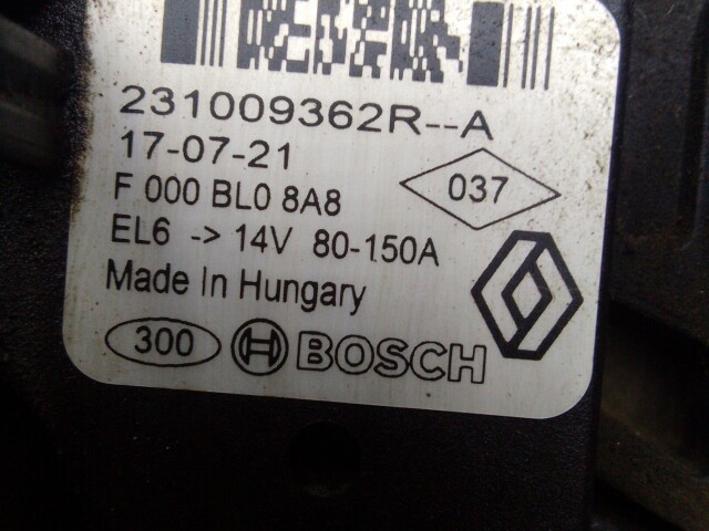 Генератор RENAULT Duster 