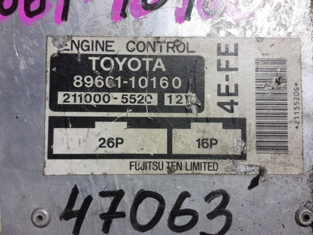 Компьютер TOYOTA Starlet 4E-FE