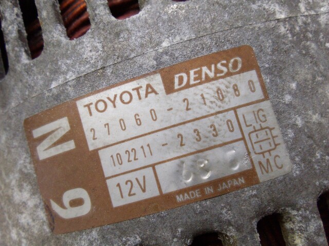 Генератор TOYOTA Corolla 1NZ-FE