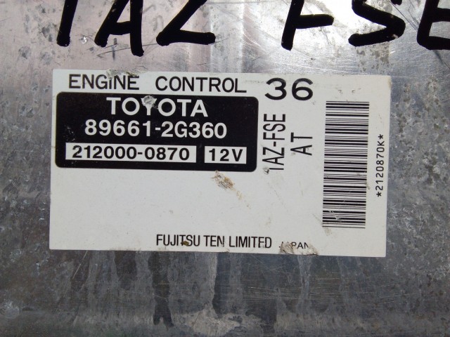 Компьютер TOYOTA Avensis 1AZ-FSE