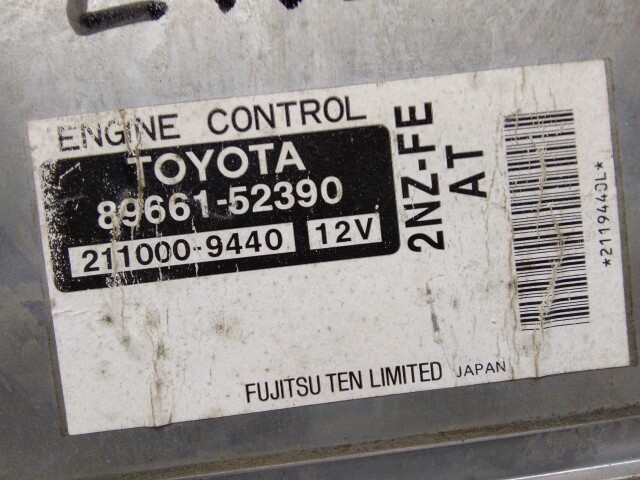 Компьютер TOYOTA Probox 2NZ-FE