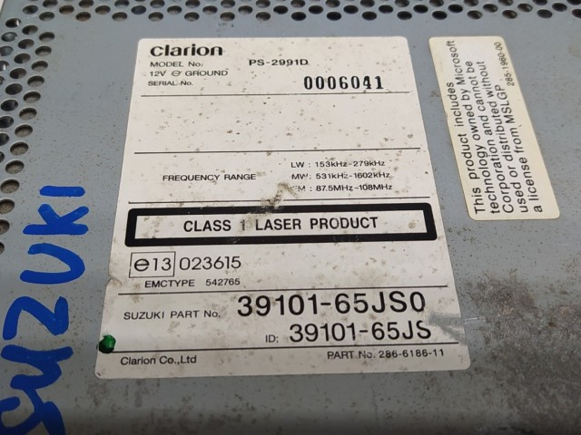 Магнитола SUZUKI Grand Vitara 