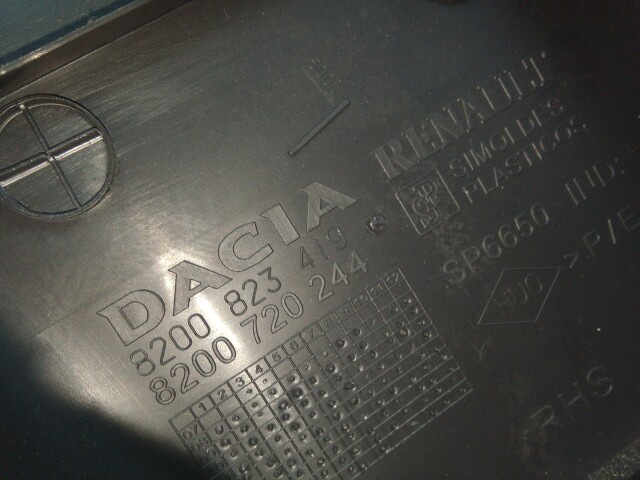 Обшивка стойки кузова RENAULT Duster 