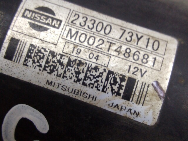 Стартер NISSAN Wingroad QG15-DE