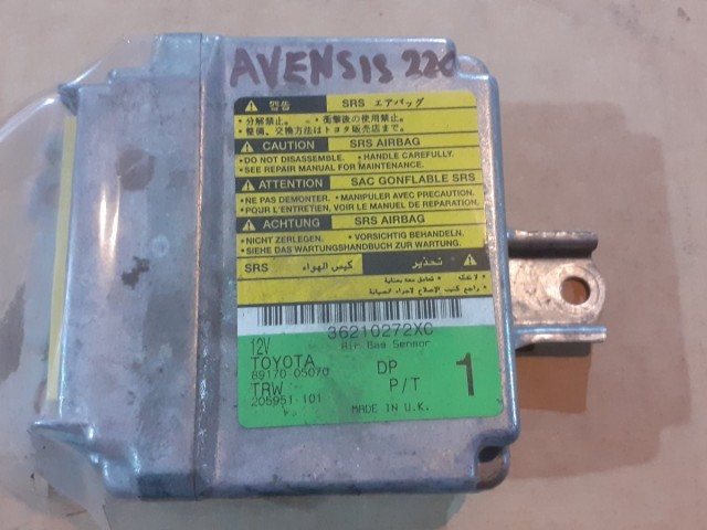 Блок управления airbag TOYOTA Avensis 2AZ-FSE