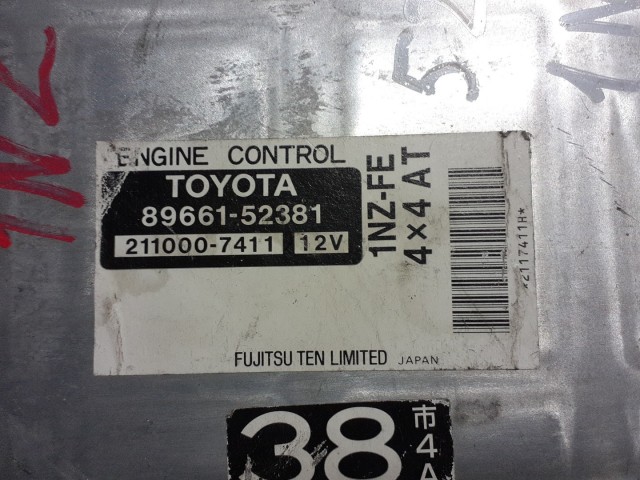 Компьютер TOYOTA FunCargo 1NZ-FE