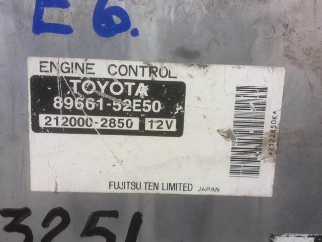 Компьютер TOYOTA Sienta 1NZ-FE