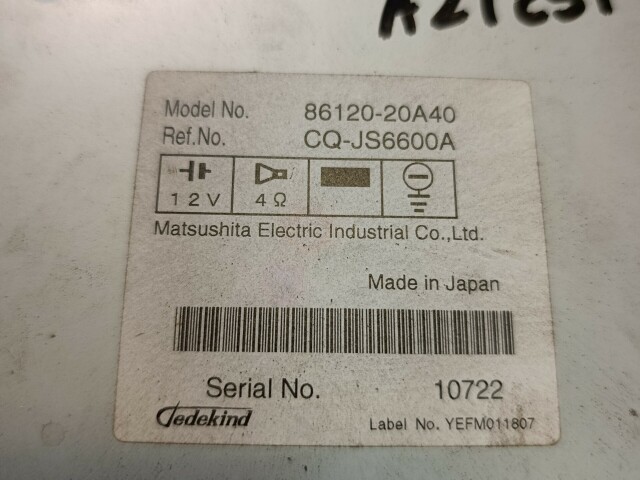 Магнитола TOYOTA Avensis 